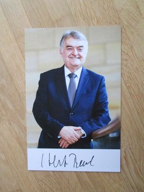 Nordrhein-Westfalen Minister CDU Herbert Reul - handsigniertes Autogramm!!!