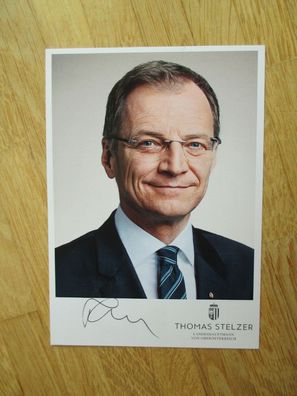 Landeshauptmann von Oberösterreich OÖVP Thomas Stelzer - handsigniertes Autogramm!!!