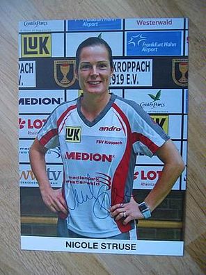 Tischtennis Bundesliga FSV Kroppach Nicole Struse - handsigniertes Autogramm!!!