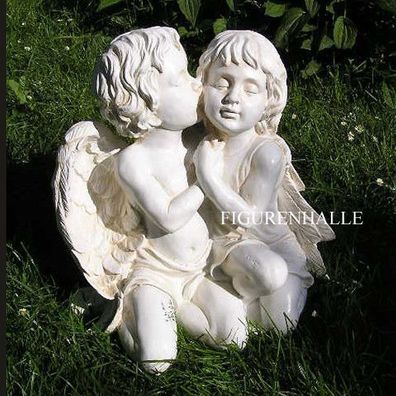 Engelchen Engel romantisch Figur Statue mit Flügel Aufsteller für Ihren Garten Deko
