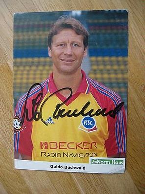Karlsruher SC - Guido Buchwald - handsign. Autogramm!!