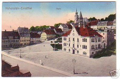 16015 Ak Hohenstein Ernstthal Markt 1915