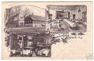 15977 Ak Sommerfrische Tannenhaus Schöneck im V. 1904