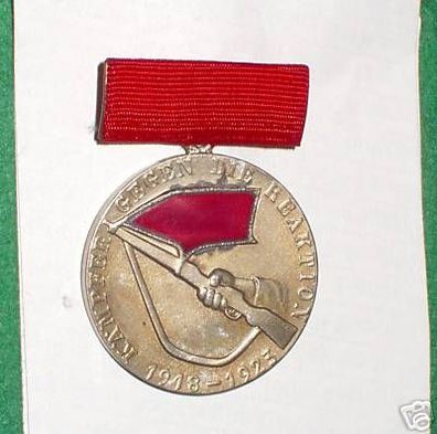 DDR Medaille Kämpfer gegen die Reaktion 1918-1923