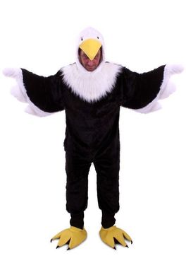 Plüsch Adlerkostüm , Chicken, Karneval Adler Bird Vogel Kostüm Maskottchen S-XL