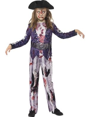 Smiffy Geister Piratin, Pirate, Zombie Kostüm Girl Ghost Jolly Halloween 110-152