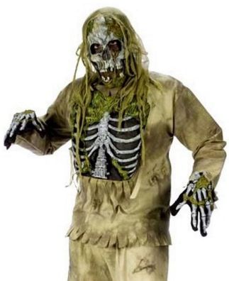 Monster Zombie 3D Mens kostüm Ghost, Halloween Zombiekostüm Maske Undead Horror