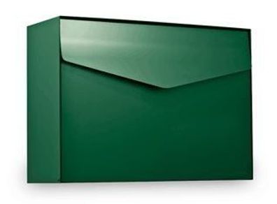 MEFA Briefkasten Letter (111) Moosgrün 6005 Wandbriefkasten