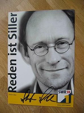SWR-Moderator Stefan Siller - handsigniertes Autogramm!