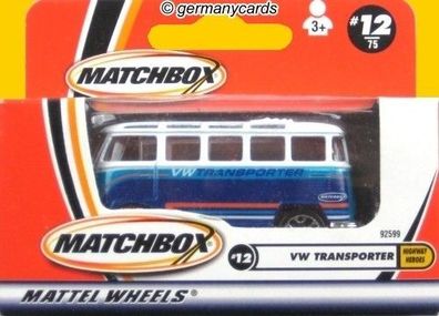 Spielzeugauto Matchbox 2001* Volkswagen Transporter