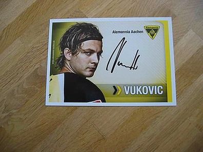 Alemannia Aachen Saison 07/08 Hrvoje Vukovic - handsigniertes Autogramm!!!