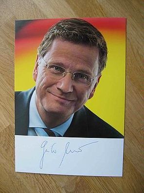 Bundesvorsitzender FDP Dr. Guido Westerwelle - Autogramm!!!