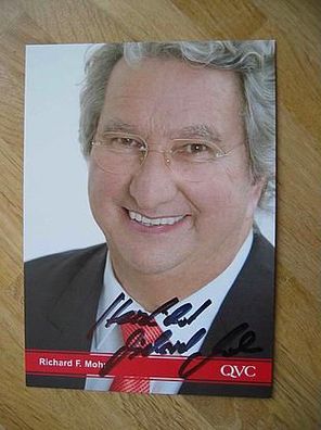 QVC Fernsehmoderator Richard F. Mohr - Autogramm!