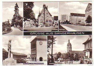11795 Mehrbild Ak Grüsse aus Sangerhausen 1976