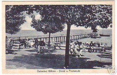 10156 Ak Ostseebad Göhren Strand und Promenade 1925