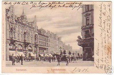 10036 Ak Hannover Bahnhofstrasse 1901