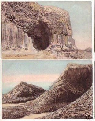 07057/2 Ak Staffa Fingal`s and Clamshell Cave um 1910