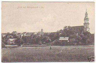 11458 Ak Blick auf Königsbrück in Sachsen 1910
