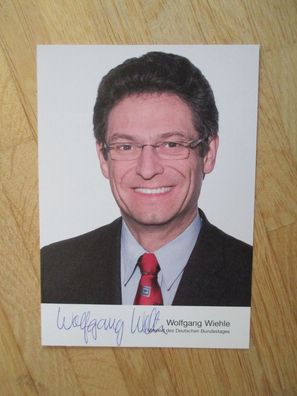 MdB AfD Politiker Wolfgang Wiehle - handsigniertes Autogramm!!!