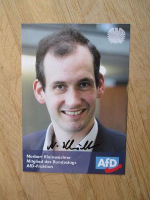 MdB AfD Politiker Norbert Kleinwächter - handsigniertes Autogramm!!!