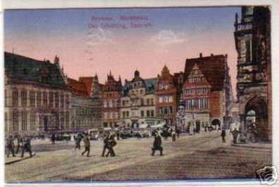 08870 Ak Bremen Der Schütting Ratscafé 1924