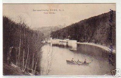 09179 Ak Sommerfrische Roda Teich mit Bad 1908