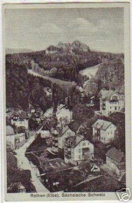 10165 Ak Rathen Elbe Sächsische Schweiz 1928