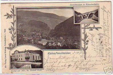 11303 Ak Kleinschmalkalden Gasthof zum Adler 1908