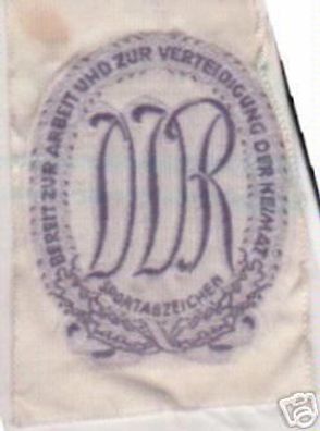 DDR Sportabzeichen Silber aus Stoff