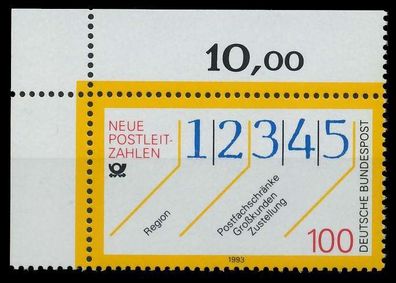 BRD 1993 Nr 1659 postfrisch ECKE-OLI X7FD00A