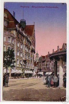 00444 Ak Augsburg Bürgermeister Fischerstrasse 1919
