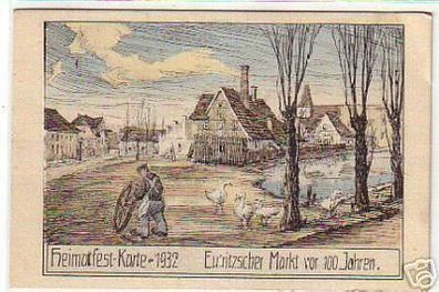 10810 Ak Heimatfest Karte Eutritzscher Markt 1932