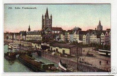 10970 Ak Köln am Rhein Frankenwerft um 1925