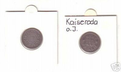 10 Pfennig Münze Notgeld Gewerkschaft Kaiseroda um 1920