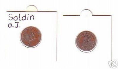 10 Pfennig Münze Notgeld Stadt Soldin um 1918