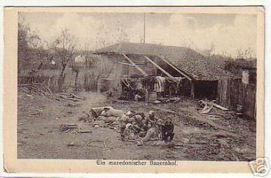 10617 Ak ein Mazedonischer Bauernhof 1917