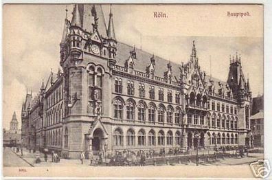 00479 Ak Köln am Rhein Hauptpost um 1900