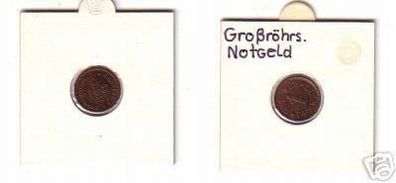 1 Pfennig Münze Notgeld Kantine Grossröhrsdorf um 1920
