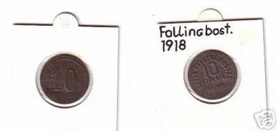 10 Pfennig Münze Notgeld Kreis Fallingbostel 1918
