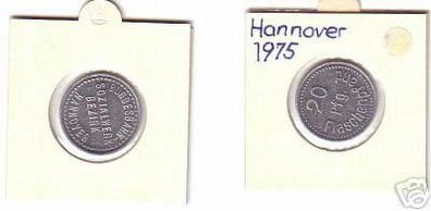 20 Pfennig Wertmarke Bundesbahn Hannover um 1975