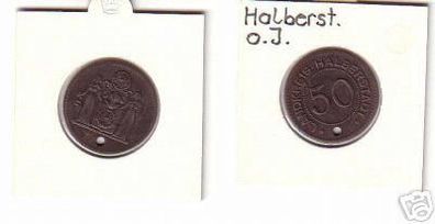 50 Pfennig Münze Notgeld Landkreis Halberstadt um 1920