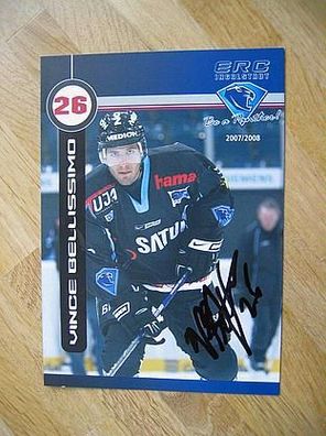 Eishockey Bundesliga ERC Ingolstadt Vince Bellissimo - handsigniertes Autogramm!!!