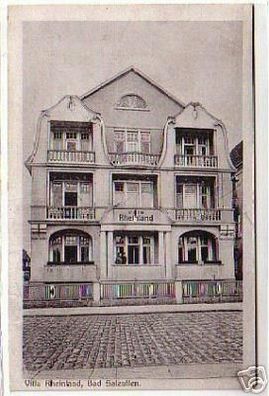 09680 Ak Bad Salzuflen Villa Rheinland 1921