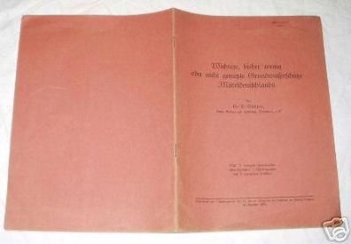 Sonderdruck Mitteilungsblatt Landtag Sachsen 1929