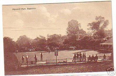 00571 Ak Swansea Brymill Park Sportplatz um 1920