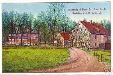 09886 Ak Karlsbad Waldcafe & Rest. Sct. Leonhard 1928