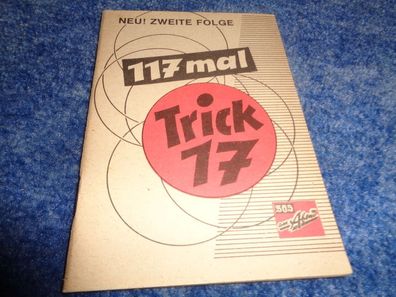 117mal Trick 17-zweite Folge-herausgegeben Berliner Verlag BZ am Abend
