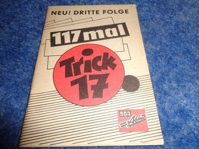 117mal Trick 17-Dritte Folge-herausgegeben Berliner Verlag BZ am Abend