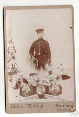 02266 Militär Foto Soldat aus Bernburg um 1910