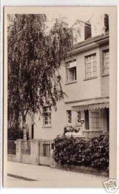 02340 Foto Ak Wohnhaus in Wiesbaden ? um 1940